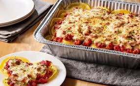 Cheese Ravioli with Marinara or Meat Sauce (Serves 4 – 6)
