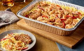 Chicken and Shrimp Carbonara (Serves 4 – 6)
