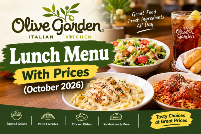 Olive Garden Lunch Menu With Prices (October 2026)