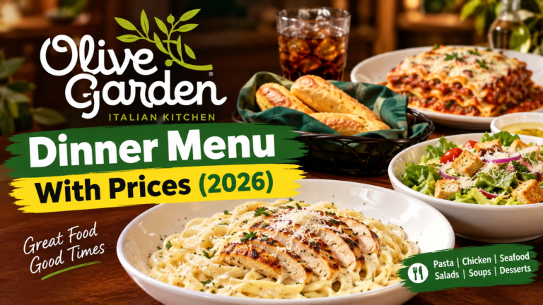 Olive Garden Dinner Menu With Prices (2026)